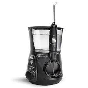 lot 25025 image: Waterpik WP-662 Water Flosser Electric Dental Countertop Professional Oral Irrigator For Teeth, Aquarius, Black