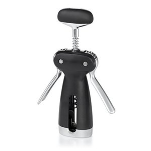 lot 25060 image: OXO SteeL Winged Corkscrew with Removable Foil Cutter