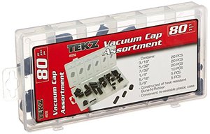 lot 25075 image: Titan TIT45252 80 Piece Vacuum Cap Assortment