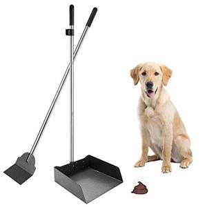 lot 25128 image: Pet Poop Tray & Spade Set Dog Cat Waste Removal Scoop with 37.4 Long Detachable Handle