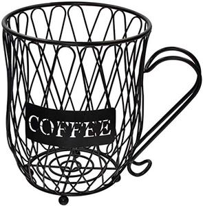 lot 25136 image: Coffee Pod Holder and Organizer Mug,Cup Keeper Coffee & Espresso Pod Holder, Coffee Mug Storage Basket