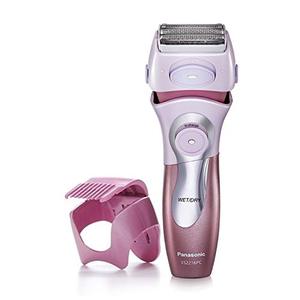 lot 25139 image: Panasonic Electric Shaver for Women, Cordless 4 Blade Razor, Close Curves, Bikini Attachment, Pop-Up Trimmer, Wet Dry Operation - ES2216PC