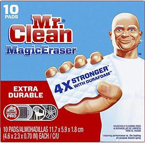lot 25190 image: Mr. Clean Magic Eraser Extra Durable, Cleaning Pads with Durafoam, 10 Count