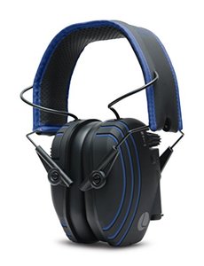 lot 25192 image: Lucid Audio HLT-BT-H-PH-BL-BA Amped Sound Amplifying Bluetooth Wireless Hearing Headphones - BlackBlue
