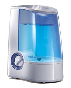 lot 25231 image: Vicks Warm Mist Humidifier, Small to Medium Rooms, 1 Gallon Tank Vaporizerand Warm Mist Humidifier for Babyand Kids Rooms, Bedrooms and More