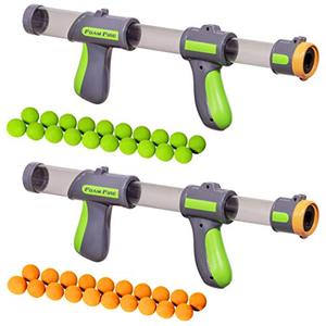 lot 25260 image: GoSports Foam Fire Blasters 2 Pack with 40 Balls, Multicolor