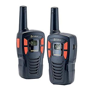 lot 25307 image: Cobra CXT195 16-Mile microTALK 2-Way Walkie Talkies 2 Pack, Black