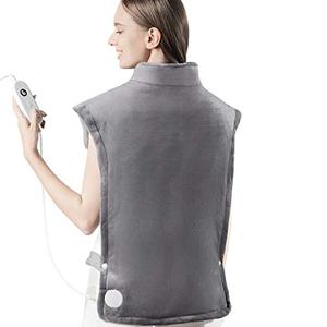 lot 25309 image: iTeknic Heating Pad for Back Pain Relief, XXX-Large 35x27 Electric Heating Pad for Neck and Shoulders Heat Wrap for Cramps with Auto Off, 6 Temperature Settings, Moist Heat Therapy, Fast Heating