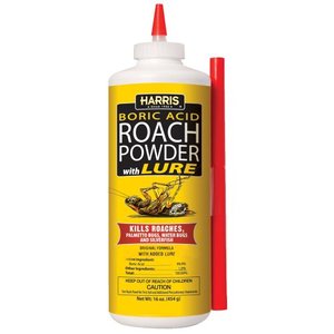 lot 25324 image: HARRIS Boric Acid Roach and Silverfish Killer Powder wLure, 16oz