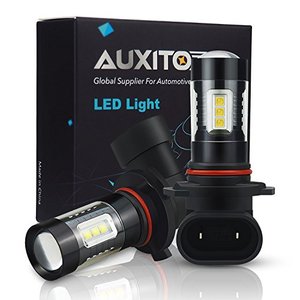 lot 25325 image: AUXITO H10 9140 9145 LED Fog Light Bulbs 1800 Lumens Bright 6500K White Replace for Fog Light or DRL, Pack of 2