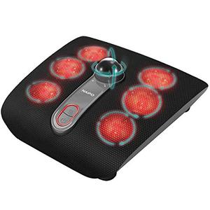 lot 25368 image: Naipo Foot Massager with Heat, Shiatsu Feet Massage Machine Electric Deep Kneading Plus Resin Massage Ball to Relieve Plantar Fasciitis, Toes, Foot Arch Pain for Home Office Use
