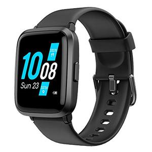 lot 25375 image: YAMAY Smart Watch, Watches for Men Women Fitness Tracker Blood Pressure Monitor Blood Oxygen Meter Heart Rate Monitor IP68 Waterproof, Smartwatch Compatible with iPhone Samsung Android Phones (Black)