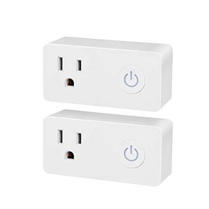 lot 25390 image: BN-LINK WiFi Heavy Duty Smart Plug Outlet, No Hub Required with Energy Monitoring and Timer Function, White, Compatible with Alexa and Google Assistant, 2.4 Ghz Network Only (2 Pack)