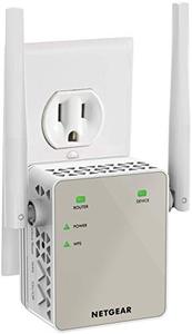lot 25391 image: NETGEAR Wi-Fi Range Extender EX6120 - Coverage Up to 1200 Sq Ft and 20 Devices with AC1200 Dual Band Wireless Signal Booster & Repeater (Up to 1200Mbps Speed), and Compact Wall Plug Design