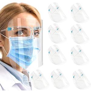 lot 25404 image: 10 Pack Anti Air Dust Cover,Unisex Mouth Cover , Reusable Glasses Style Anti-Fog Plastic for Daily Use