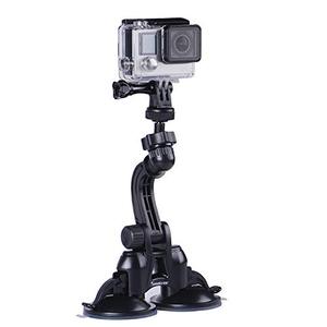 lot 25407 image: Smatree Double Suction Cup Mount with Greater Suction Power Compatible for Gopro MaxHero 9876543321 Hero Sessionfor DJI OSMO Action Camera