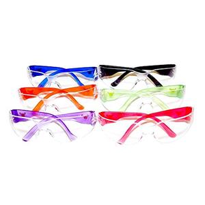 lot 25419 image: G & F 13016-6 EyePRO Scratch, Impact & Ballistic Resistant Safety Goggles with Clear Lens (6 Pack)