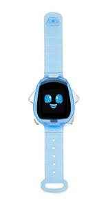 lot 25519 image: Little Tikes Tobi Robot Smartwatch - Blue with Movable Arms and Legs, Fun Expressions, Sound Effects, Play Games, Track Fitness and Steps, Built-in Cameras for Photo and Video 512 MB  Kids Age 4