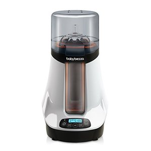 lot 25526 image: Baby Brezza Safe & Smart, Electric Baby Bottle Warmer and Baby Food Warmer Universal Fit - Glass, Plastic, Small, Large, Newborn Feeding Bottles - Wireless Bluetooth Control - Digital Display