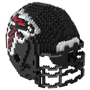 lot 25545 image: Atlanta Falcons NFL 3D BRXLZ Construction Toy Blocks Set - Helmet
