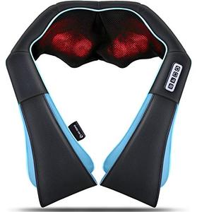 lot 25610 image: Back and Neck Massager - Shiatsu Shoulder Massager - Electric Deep Kneading Massage with Heat - Massage for Muscle Relief, Tired Back, Neck, Shoulder & Legs