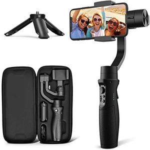 lot 25614 image: 3-Axis Gimbal Stabilizer for iPhone 12 11 PRO MAX X XR XS Smartphone Vlog Youtuber Live Video Record with Sport Inception Mode Face Object Tracking Motion Time-Lapse - Hohem iSteady Mobile Plus