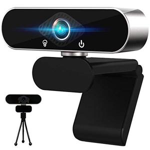 lot 25617 image: Webcam with Microphone - Full 1080P HD PC Webcam Streaming Webcam for MAC, Laptop, Plug and Play Web Camera for YouTube,Video Calling, Studying, Conference, Gaming with Rotatable Clip