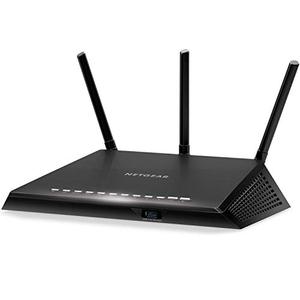 lot 25622 image: NETGEAR Nighthawk Smart Wi-Fi Router, R6700 - AC1750 Wireless Speed Up to 1750 Mbps  Up to 1500 Sq Ft Coverage & 25 Devices  4 x 1G Ethernet and 1 x 3.0 USB Ports  Armor Security