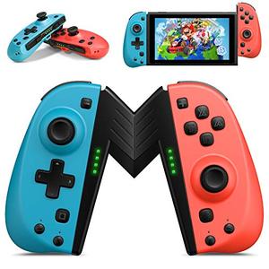 lot 25627 image: ALIENGT Joypad Replacement for Nintendo Switch JoyCon Controller, Wireless Joy Pad Joystick Remote Controllers with Programmable Macros, Support Turbo6-Axis GyroDual Vibration for Nintendo Switch