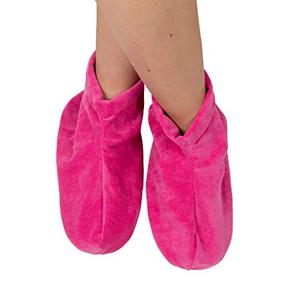 lot 25644 image: Bed Buddy Foot Warmers with Aromatherapy - Heated Slippers and Feet Warmers for Women - Microwavable Slippers for Women, Lavender and Rose Scented