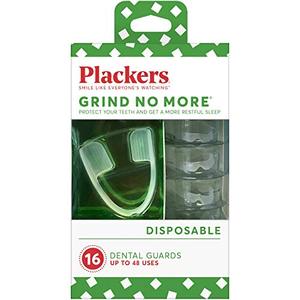 lot 25645 image: Plackers Grind No More Dental Night Guard for Teeth Grinding, 16 Count