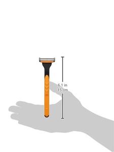 lot 25655 image: Micro Touch Triple-Blade Razor with 6 Refill Cartridges