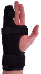 lot 25656 image: Metacarpal Finger Splint Hand BraceHand Brace & Metacarpal Support for Broken Fingers, Wrist & Hand Injuries or Little Finger Fracture (Right - LargeXL)