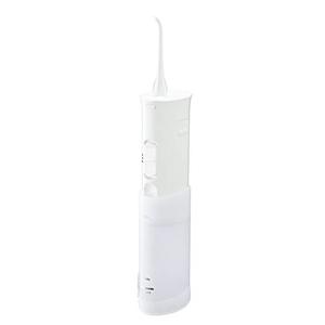 lot 25663 image: Panasonic DJ10-W Cordless Dental Water Flosser, Dual-speed Pulse Oral Irrigator, Collapsible, Design For Travel, EW-DJ10-W