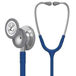 lot 25670 image: 3M Littmann Classic III Monitoring Stethoscope, Navy Blue Tube, 27 Inch, 5622