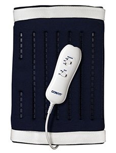 lot 25699 image: Conair Comfort Massaging Heating Pad, Heating Pad for Back Pain and Sore Muscle Relief, Extra Large Size (12-inches x 23.5-inches), 5 Setting Combination with Auto Off