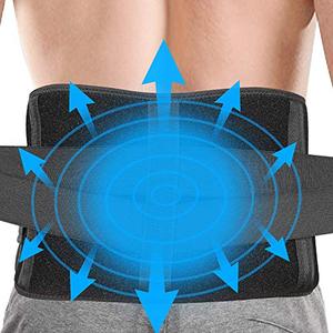 lot 25701 image: EDODRY Back Ice Wrap for Back Pain Relief, Reusable Ice Back Packs for Lower Back Injuries, Sprains, Sciatica, Coccyx, Scoliosis Herniated Disc, Adjustable Back Wrap for Men Women