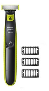 lot 25705 image: Philips Norelco OneBlade Hybrid Electric Trimmer and Shaver, FFP, QP252090