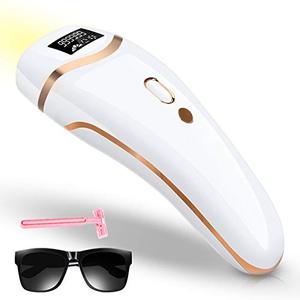 lot 25708 image: Fasbruy at-Home IPL Hair Removal for Women and Men, Permanent Painless Laser Hair Remover Device Upgrade to 999,999 Flashes for Facial Legs, Arms, Armpits,Body (White)