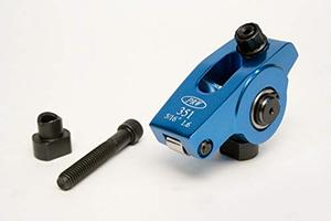 lot 25106 image: PRW 0335101 1.6 x 516 Aluminum Adjustable Rocker with Pedestal and Hardware for Ford 302 5.0L 351W,Blue