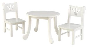 lot 25107 image: KidKraft Little Doll Table and Chair Set