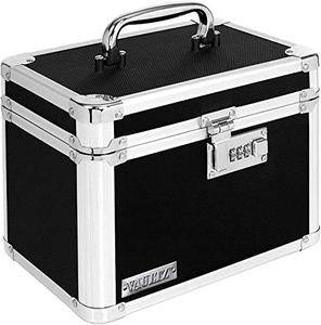 lot 25728 image: Vaultz Combination Lock Box, 7.75 x 7.25 x 10 Inches, Black (VZ00102-2)