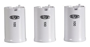 lot 25754 image: DuPont WFFMC103X High Protection 100-Gallon Faucet Mount Water Filtration Cartridge, 3-Pack,White