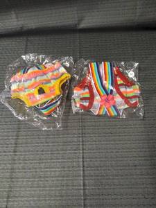 lot 25778 image: 2 SMALL GIRL DOG OUTFITS