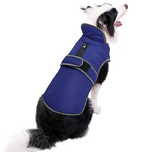 lot 25786 image: MIGOHI Reflective Waterproof Windproof Dog Coat Cold Weather Warm Dog Jacket Reversible Stormguard Winter Dog Vest for Dogs(Orange, M)