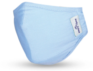 lot 25302 image: 4 FACE MASK CLOTH BABY BLUE