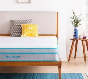 lot 22302 image: Essentials 10 Spring & Memory Foam Hybrid Mattress - Linenspa - Full
