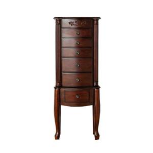 lot 22311 image: Morgan Standing Jewelry Armoire Cherry - Hives & Honey