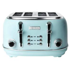lot 22316 image: Haden - Heritage 4-Slice Wide-Slot Toaster - Turquoise