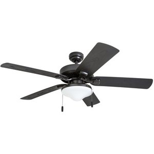lot 22321 image: Honeywell Belmar 52 Bronze IndoorOutdoor LED Ceiling Fan- Retail$132.49